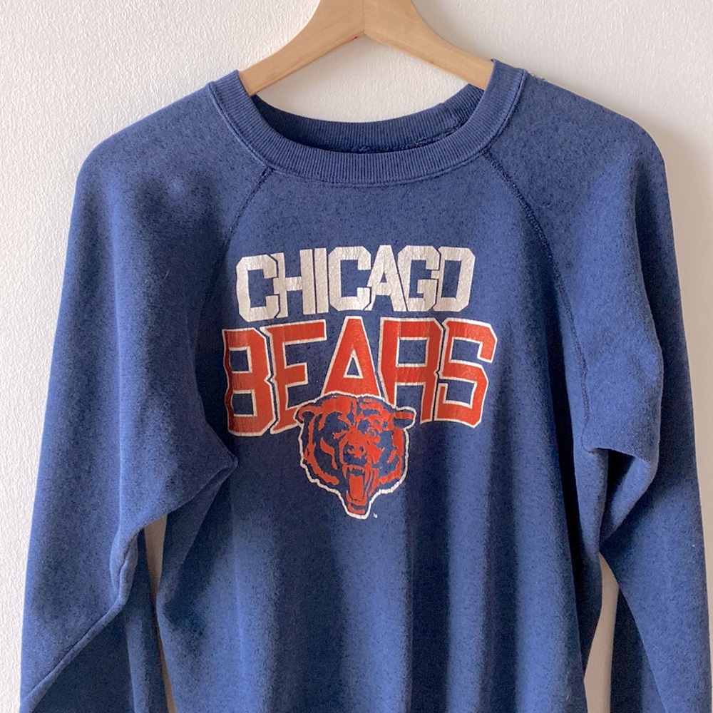 Vintage Blue Chicago Bears Sweatshirt - Picture 2 of 7